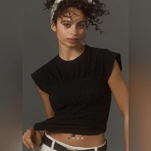 Smocked Maeve muscle top